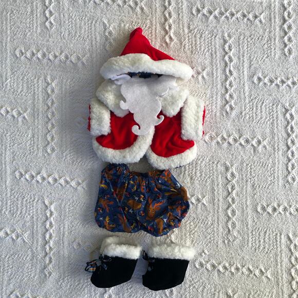 Vintage 1994 Muffy VanderBear “Santa’s Workshop” Christmas Outfit 3 Pc Set - Picture 1 of 5
